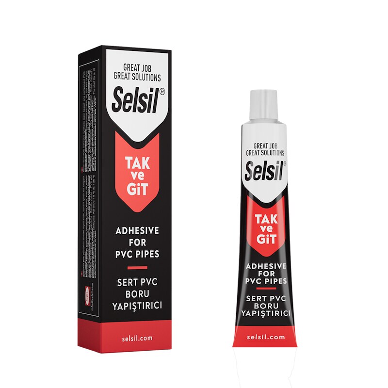 Клей для труб ПВХ SELSIL 1-компонентный, тюбик 50 г (20V235)