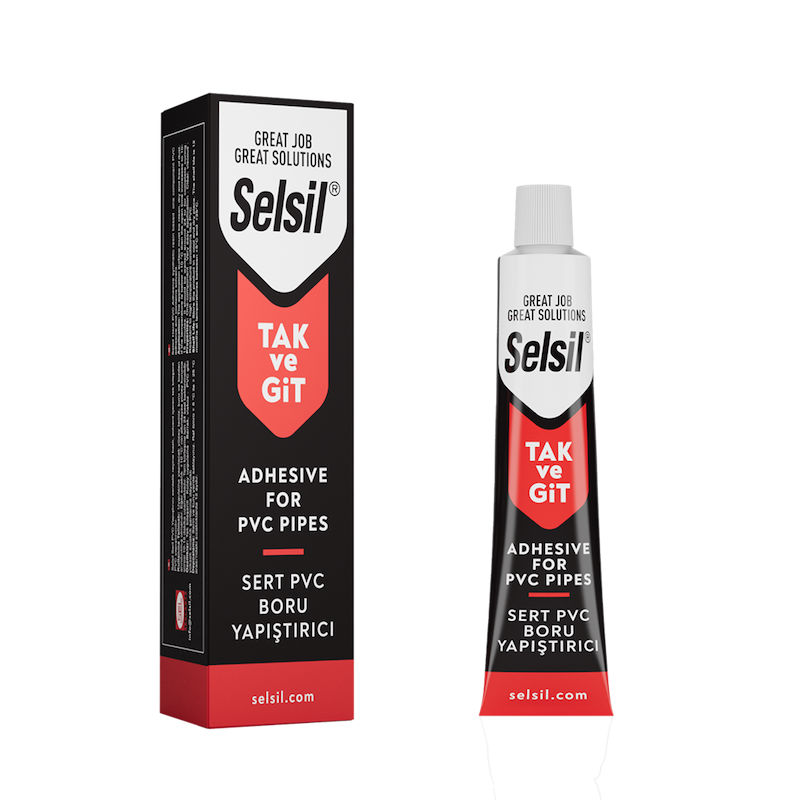 Клей для ПВХ труб SELSIL 1-компонентний, тюбик 50 г [48]