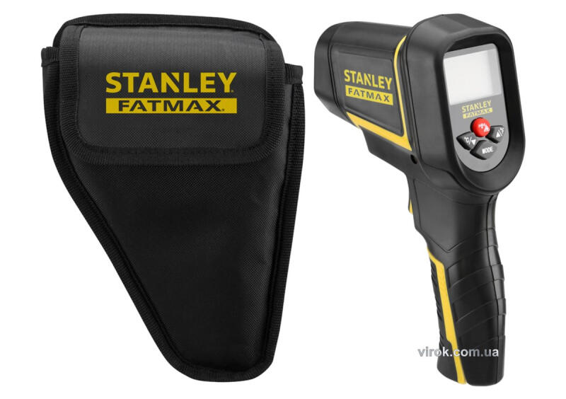 Пірометр інфрачервоний STANLEY з LCD-дисплеєм, діапазон -50°С - +1350°С