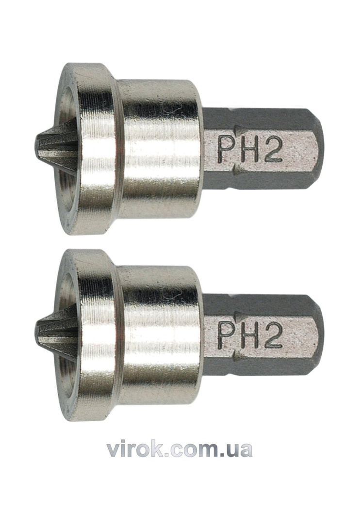 Насадка викруткова для гіпсокартону VOREL : Phillips PH2 x 25 мм. 2 (Шт/Уп.) [12/144]