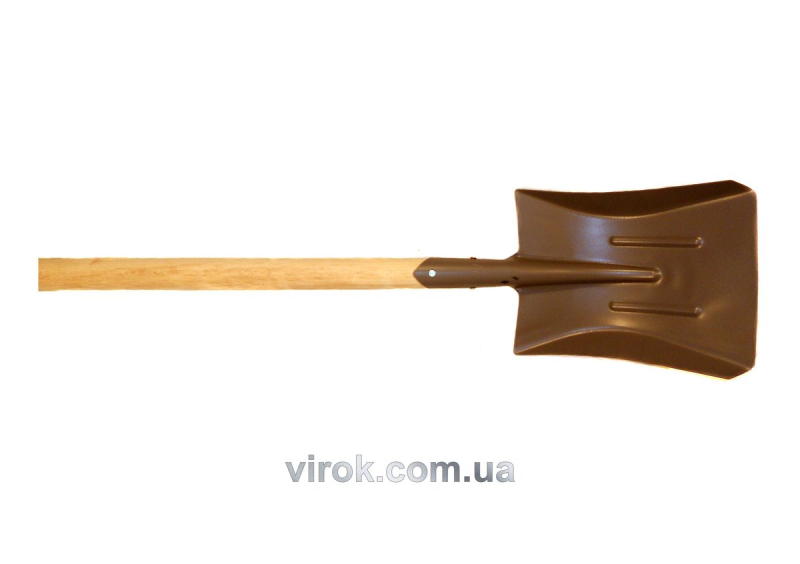Лопата совкова VIROK "ЄВРО" з держаком