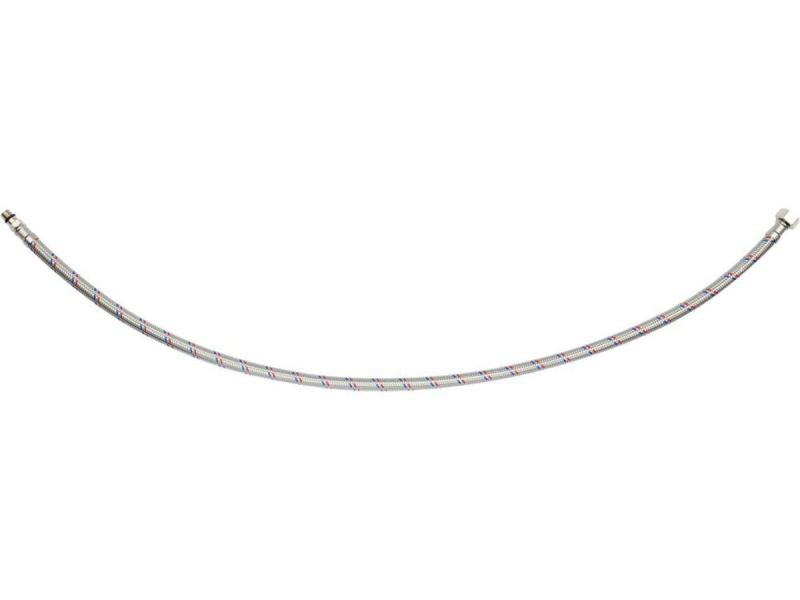 Шланг водопровідний з опліткою з нерж сталі FALA l= 600мм Ø= 8/12, з'єдн F-3/8" х M-M10x1- 17мм 1МПа