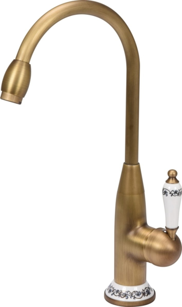 Змішувач води FALA для кухонної раковини "RETRO BRONZE 2" з кульовим регулятором [12]