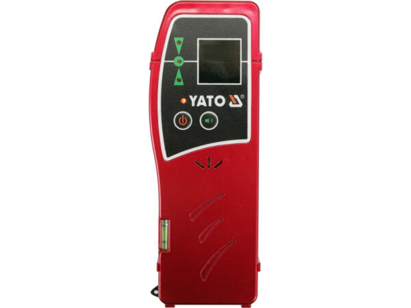 Приемник с держателем лазерного зеленого луча YATO диап. 1-70 м, пит.- батарея 9 В 6LF22 (YT-30421)