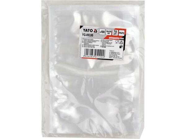Вакуумный пакет YATO 140х200 мм, УП 100 шт. (YG-09330)