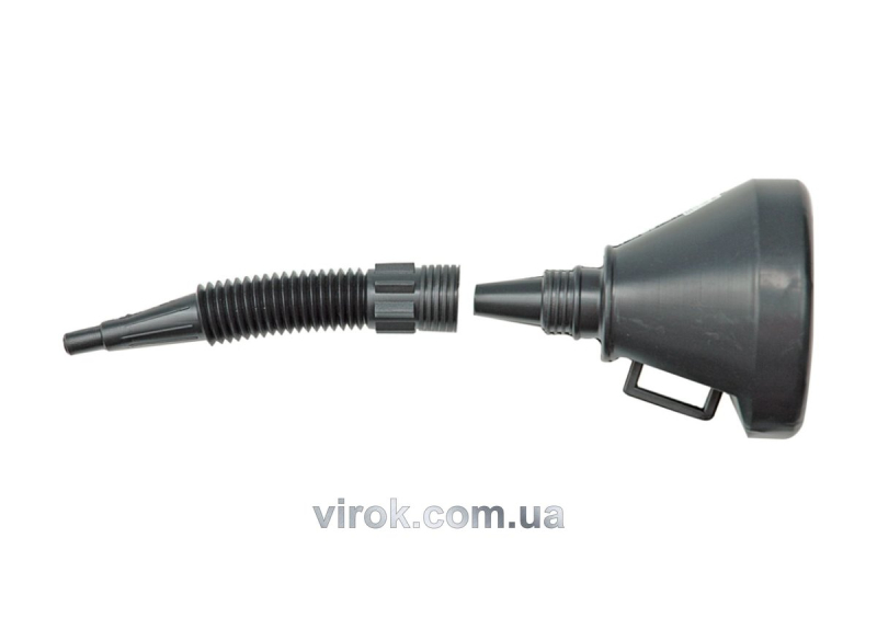 Лійка гнучка VOREL "2 в 1" чорна
