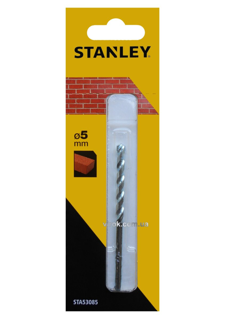 Свердло по цеглі STANLEY : Ø= 5 x 85 /50 мм