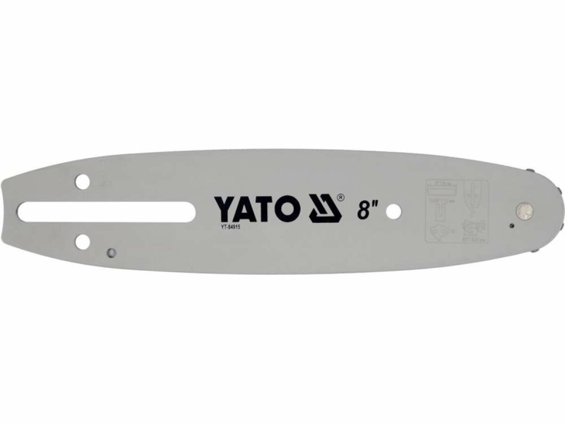 Шина для пили YATO l= 8"/ 20 см (33 ланки) 3/8" (9,52 мм).Т- 0,322" (8,2 мм)---YT-849470
