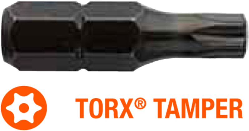 Насадка викруткова USH Industry TORX TAMPER TT 40 x 25 мм Torsion Уп 10 шт.