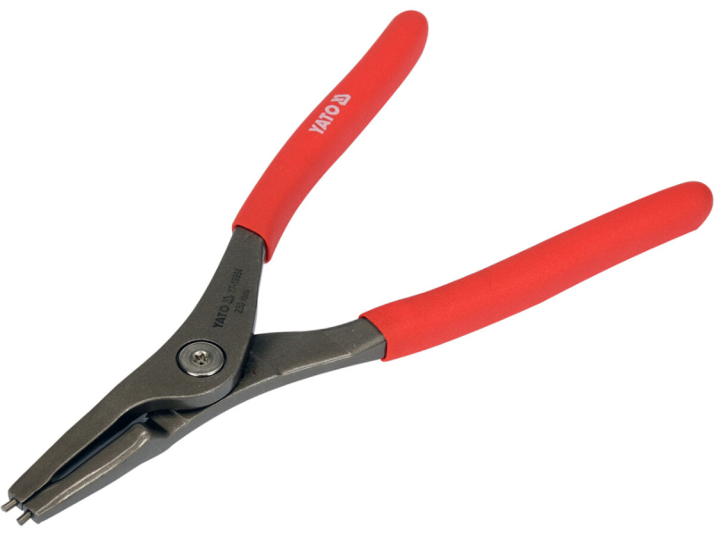 Щипці SEGERA для стопорних кілець YATO прямі розтискні, l= 230 мм, розвід- 40-100 мм [6/24]