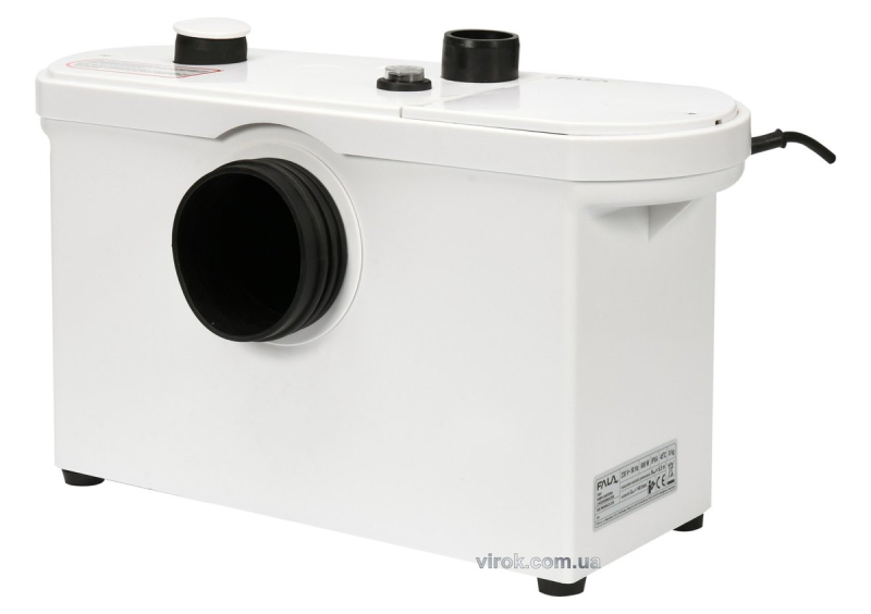 Помпа фекальна до унітазу мережева FALA : P= 600 Вт, з подрібнювачем, на висоту 6.5 м, 140 л/хв [1]