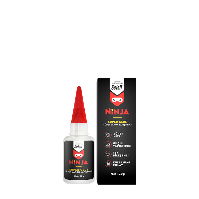 Суперклей NINJA однокомпонентний 20 гр. [50]