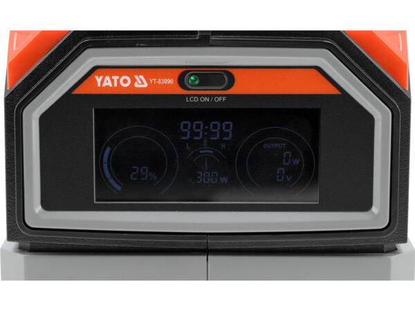 Портативная станция YATO 315 ВтГод, выход- 300/600 Вт, порты: 230V AC, разные USB (YT-83090)