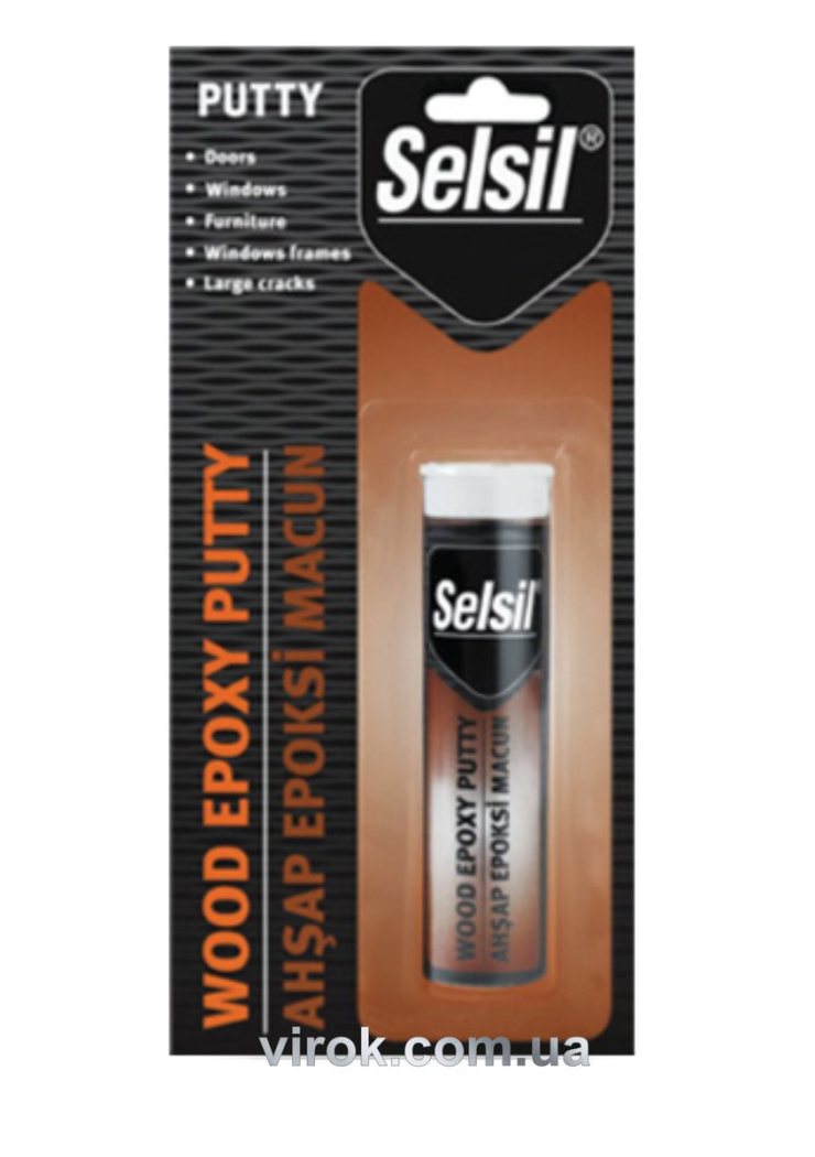 Шпаклівка до дерева SELSIL; 57 GR. [12]