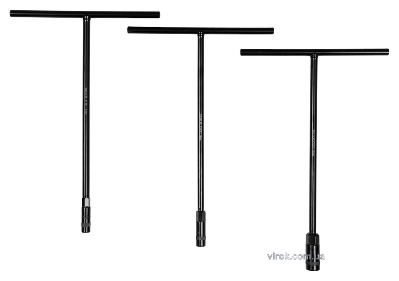 Ключі торцеві Т-подібні YATO: М 8-10-13 мм, l= 300 мм, CrV, 3 шт.