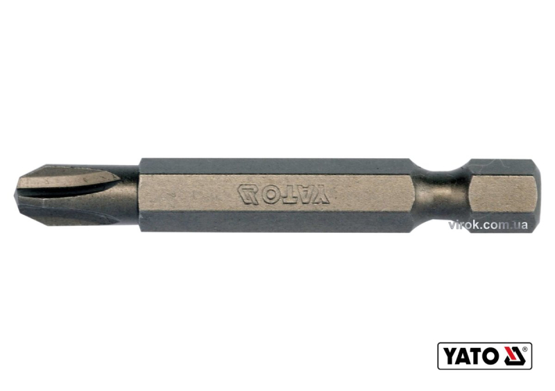 Насадка викруткова YATO : "Philips" PH3 x 50 мм. HEX 1/4". 10 (Уп/Шт.)