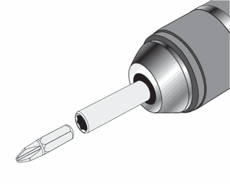 Держатель бит 1/4" SDS-Plus YATO YT-04690, магнитный, 60 мм