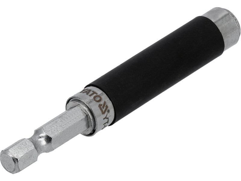Держатель бит магнитный 1/4" YATO YT-0467, 80 мм, направляющая втулка