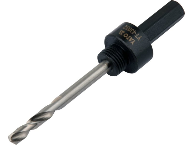Держатель коронок 1/2" 20UNF YATO YT-43992, HEX 10 мм, сверло HSS 6 мм