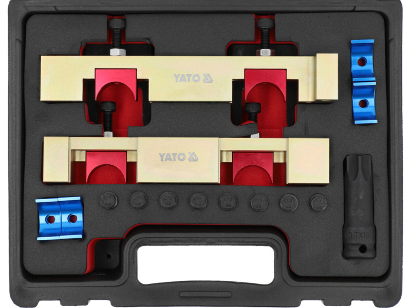 Фіксатори ГРМ бензинових двигунів авто групи MERCEDES YATO: набір 15 елем.