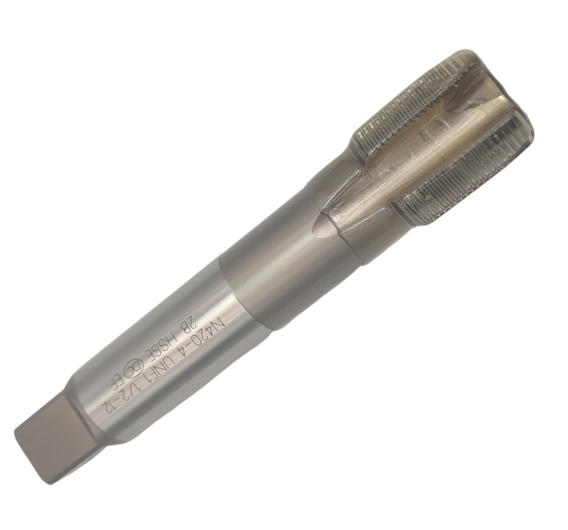 Метчик дюймовый UNF 1 1/2" 12 нитей Р6М5К5 (HSS-E) для сквозных отверстий 
DIN374 N420-4 105138 DC Swiss