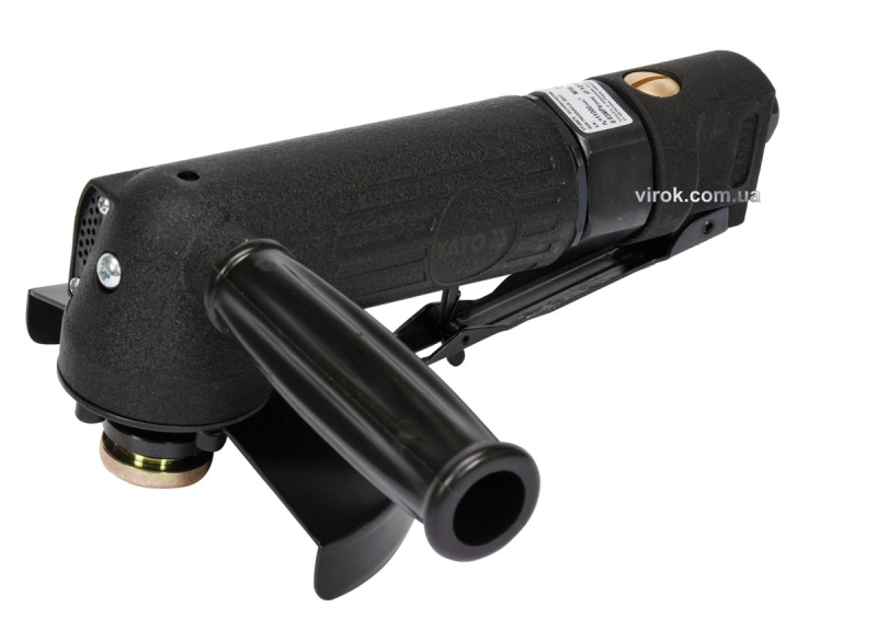 Шліфмашина пневматична, кутова YATO для диска Ø= 125 мм, М10, сполуч, Ø= 1/4", 6,3 Bar, 141 л/хв [8]