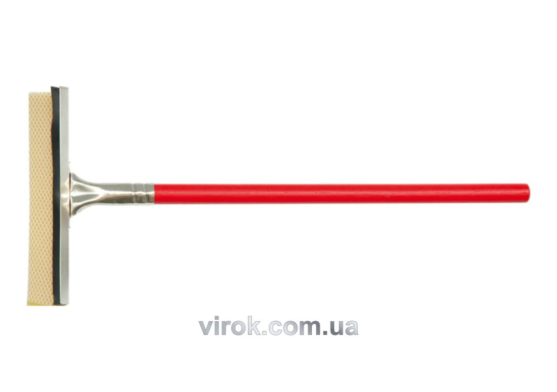 Скребок гумовий VOREL для чистки вікон. дерев. тримач