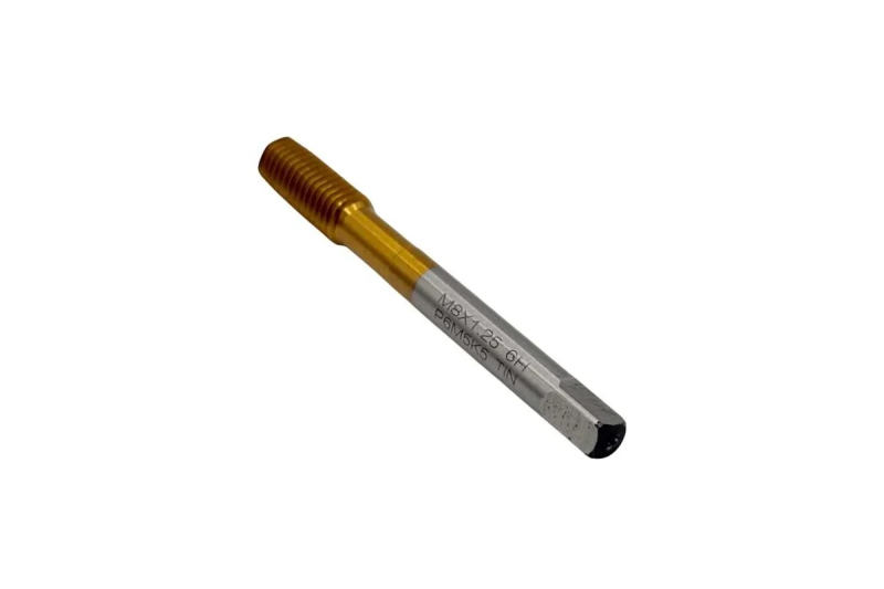 Метчик бесстружечный (раскатник) M 8х1.25 Р6М5К5 с покрытием TiN OTTIMO