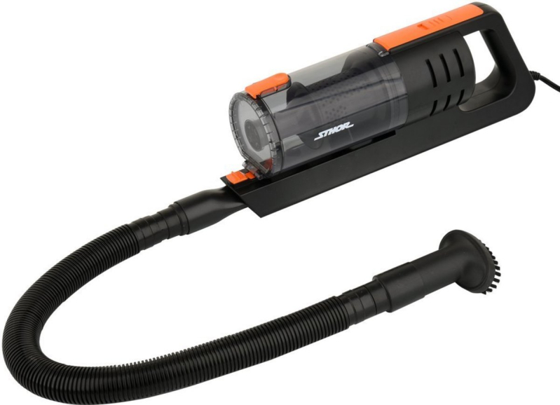 Порохотяг автомобільний STHOR : 12 В, 100 Вт, фільтр HEPA + насадки + сумка [9/72]