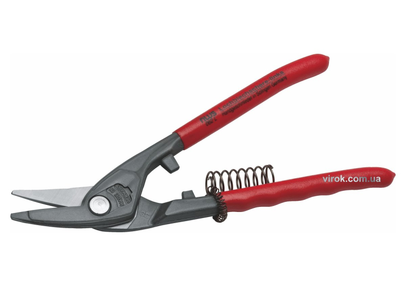 Ножиці для листового металу NWS : ліві, t= 1-1.2 мм, леза L= 50 мм, H= 300 мм