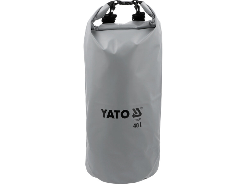 Сумка-рюкзак водонепроникна (IPX6) YATO з 2 плечовими пасами, 40 л, 28х 73 см,матеріал ПВХ 500 D