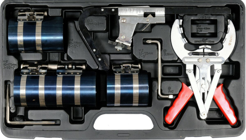 Засоби для встановлення поршневих кілець YATO Ø=50-100 мм, 10 елем.