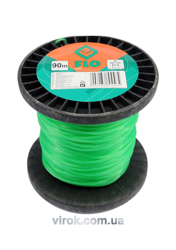 Жилка для тримера зірка FLO : Ø= 2 мм, l= 90 м (бобіна) [9/27]