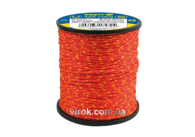 Шнур трасовочний поліпропіленовий VOREL : Ø= 1,7 мм, L= 50 м