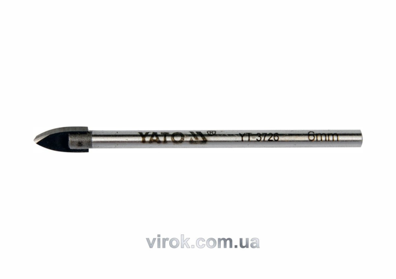 Свердло по кераміці та склу YATO : Ø= 8 мм [100/400]