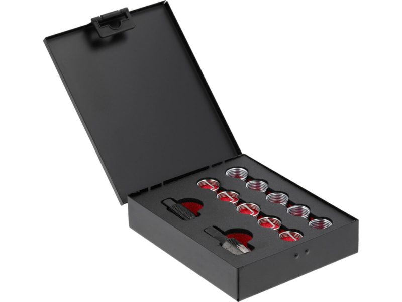 Мітчики і вставки для ремонту різьби лямбда-зонду YATO, M18x 1,5, 12 елем. [20]