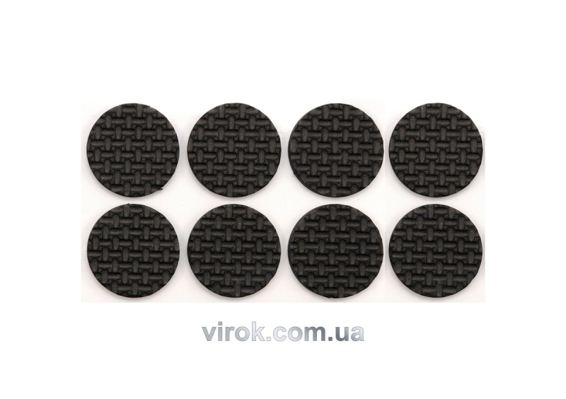 Протектор самоклеючий VOREL 38мм, набір 8шт чорні [24/432]