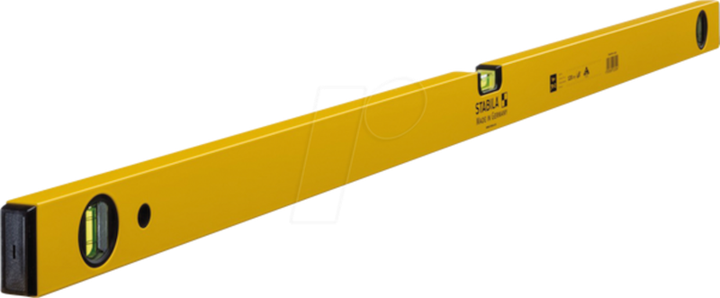 Рівень STABILA Type 70-2 : L= 120 см. точн 0,50 mm/m. 3 капсули. 2 вертикальні