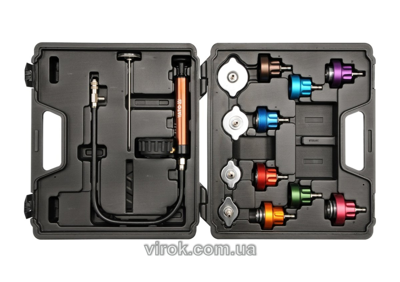 Набір для діагностики радіатора YATO, 14 пр.