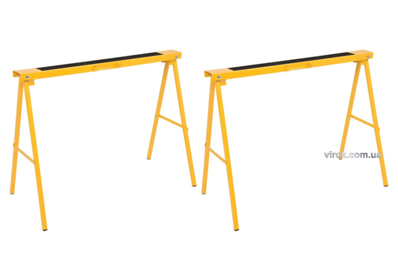 Стійки розкладні сталеві VOREL 100х 10х 75 см (розкладена), для макс. навантаж.- 200 кг./2 2 шт