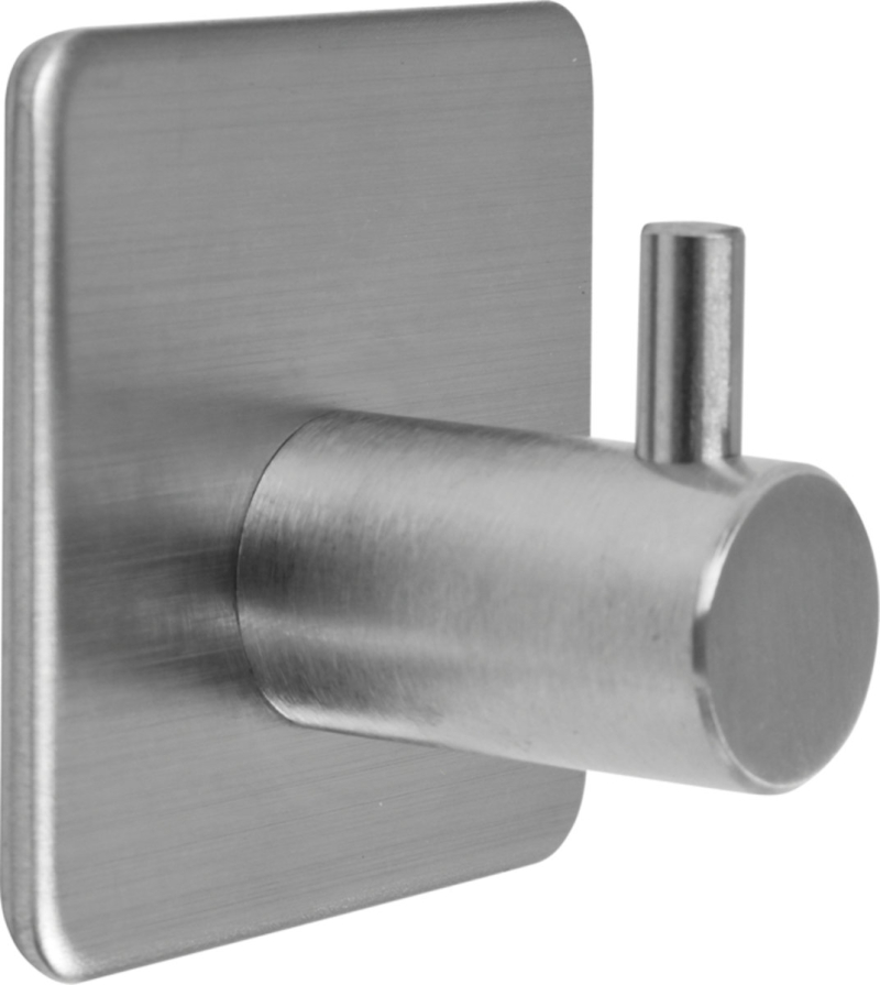 Гачок одинарний, прямий для санвузлів FALA приклейовальний на 2-сторонньому скотчі 3М; 45х45х30 мм