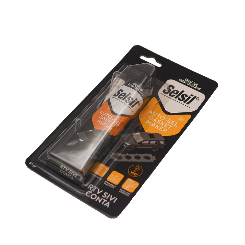 Герметик - ущільнювач SELSIL термостійкий для автомобілів, 85 гр [24]