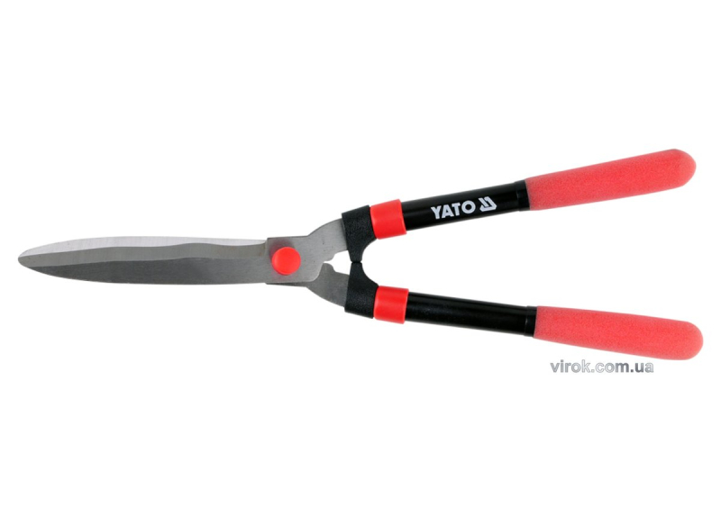 Ножиці до живоплоту YATO : Cталеві, прямі, L= 520x205 мм [24]