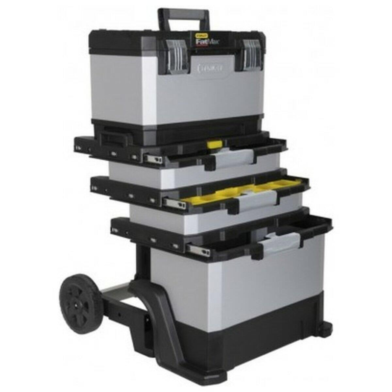 Ящик STANLEY FatMax Rolling Workshop 56.8 x 89.3 x 38.9 см, пластиковый на колесах (1-95-622)