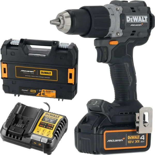 Шуруповерт аккумуляторный ударный бесщеточный DeWALT 18 В XR Li-Ion 90 Нм АКБ 4 Агод + ЗП кейс