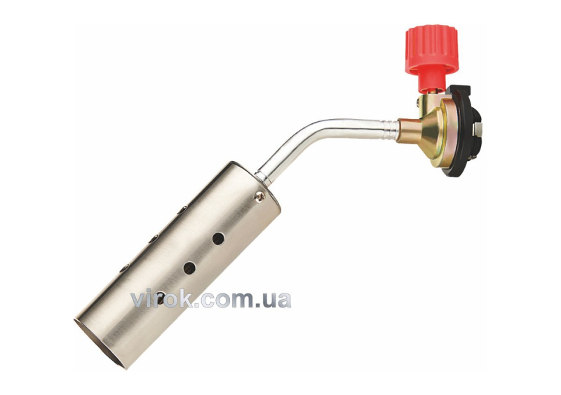 Пальник газовий VIROK з цанговим (швидким) з'єднанням, 360°
