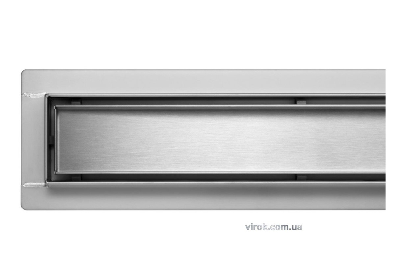 Трап підлоговий для душу з нержавіючої сталі "MADEIRA" FALA; 50х 7х 5,2 см [6]