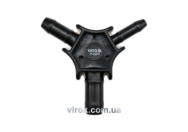 Калібратор трійник для труб PEX-AL-PEX або PERT-AL-PERT Ø= 16, 20, 26 мм [200]