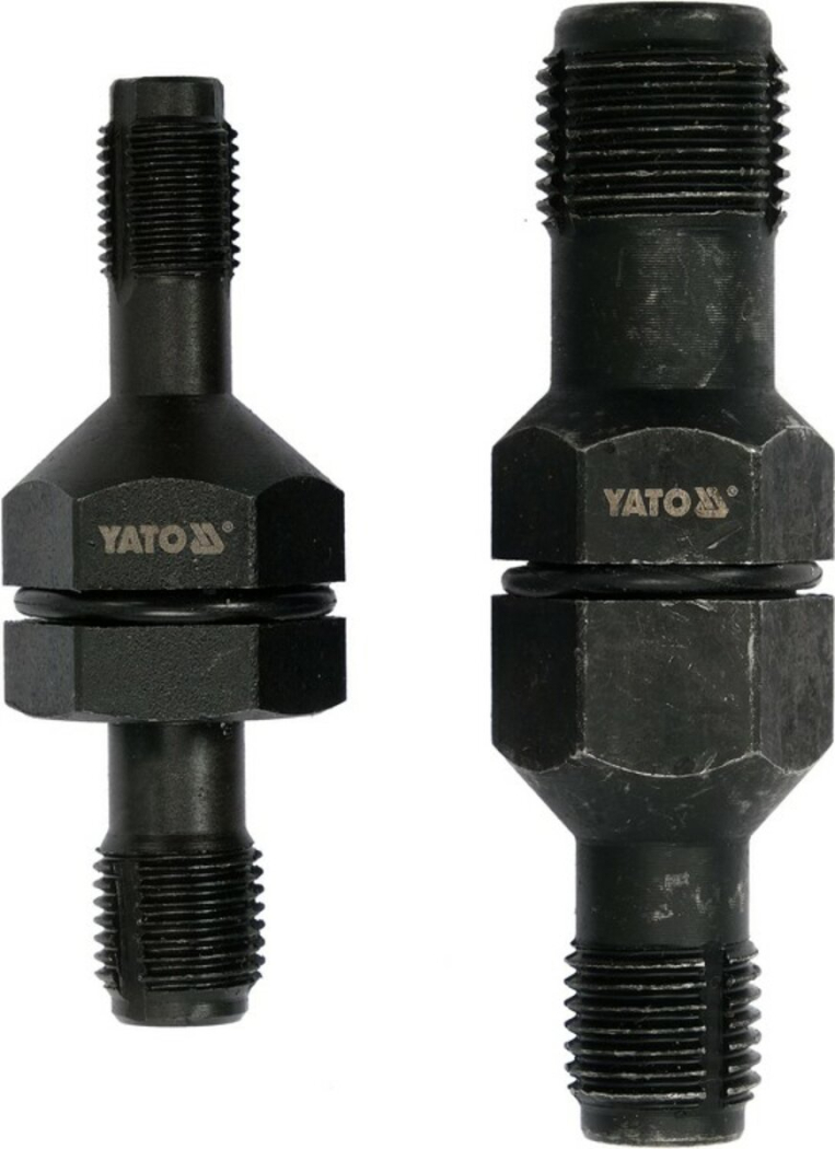 Набір для ремонту різьби свічок запалення YATO : M10x1 мм,M12x1,25 мм,M14x1,5 мм,M18x1,5 мм, 2 шт.
