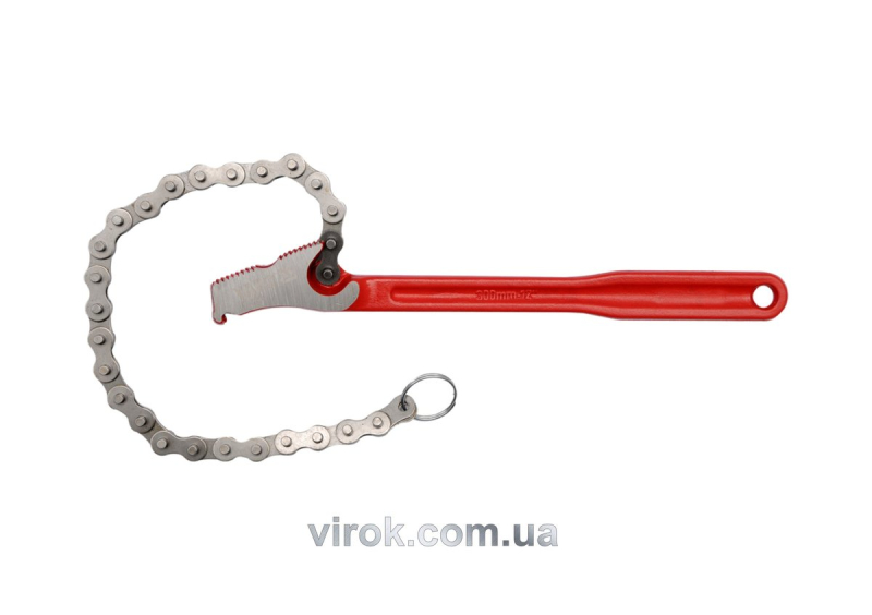Ключ трубний ланцюговий YATO для труб : Ø ≤ 100 мм (4"); L= 300 мм [6/24]